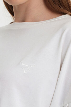 Twobull NAIROBI Kadın  Taş Sweatshirt