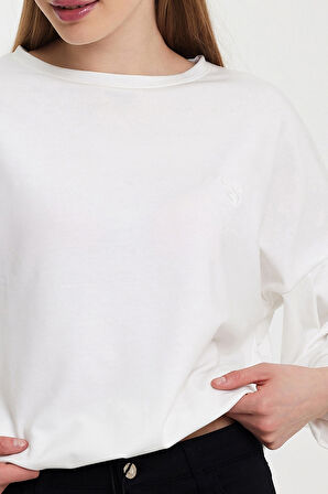 Twobull NAIROBI Kadın  Taş Sweatshirt