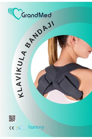 Klavikula Bandajı Ayarlanabilir Tasarlanabilir Konforlu Rahat Kullanım