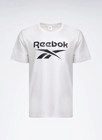 Reebok LC 9013 NEW ID CAMO TEE Beyaz Yuvarlak Yaka Regular Fit Baskılı Erkek T-Shirt