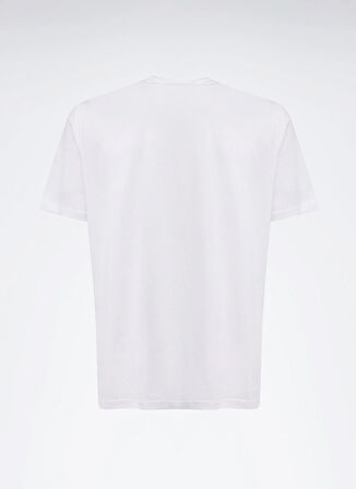 Reebok LC 9013 NEW ID CAMO TEE Beyaz Yuvarlak Yaka Regular Fit Baskılı Erkek T-Shirt