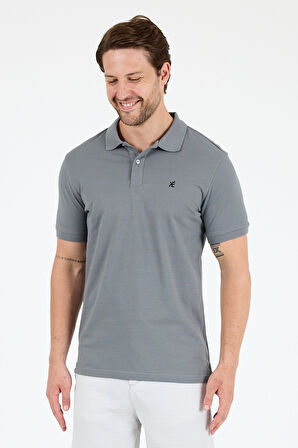 %95 Pamuk %5 Elastan Slim Fit Kısa Kollu Rahat Kumaş Nefes Alabilir Erkek Polo Yaka T-shirt 0002