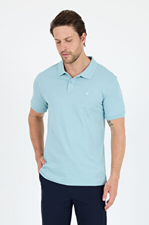 %95 Pamuk %5 Elastan Slim Fit Kısa Kollu Rahat Kumaş Nefes Alabilir Erkek Polo Yaka T-shirt 0002