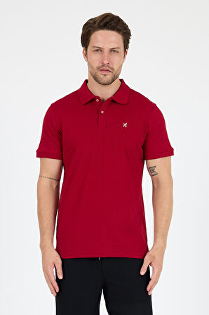 %95 Pamuk %5 Elastan Slim Fit Kısa Kollu Rahat Kumaş Nefes Alabilir Erkek Polo Yaka T-shirt 0002