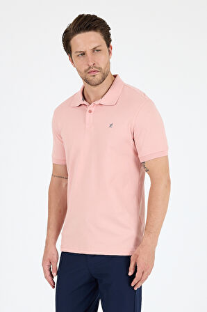%95 Pamuk %5 Elastan Slim Fit Kısa Kollu Rahat Kumaş Nefes Alabilir Erkek Polo Yaka T-shirt 0002