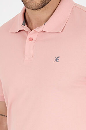 %95 Pamuk %5 Elastan Slim Fit Kısa Kollu Rahat Kumaş Nefes Alabilir Erkek Polo Yaka T-shirt 0002