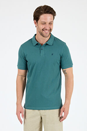 %95 Pamuk %5 Elastan Slim Fit Kısa Kollu Rahat Kumaş Nefes Alabilir Erkek Polo Yaka T-shirt 0002