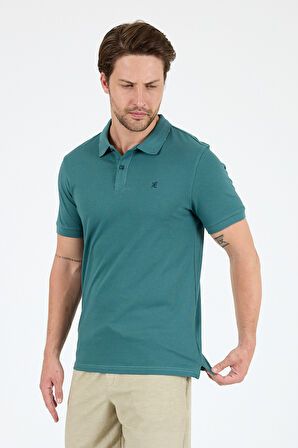 %95 Pamuk %5 Elastan Slim Fit Kısa Kollu Rahat Kumaş Nefes Alabilir Erkek Polo Yaka T-shirt 0002