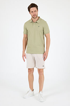 Regular Fit Pamuk Polo Yaka Kısa Kollu Pike Erkek Tişört 0002