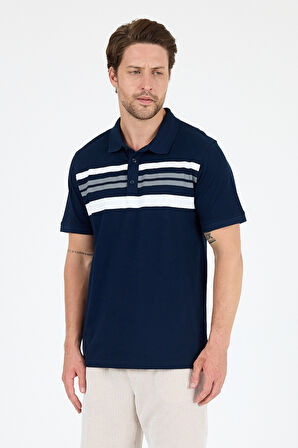 Erkek Polo Yaka Kısa Kollu T-Shirt – %95 Pamuk %5 Elastan – Esnek, Şık ve Rahat Erkek Tişört 0035