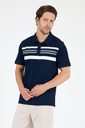 Erkek Polo Yaka Kısa Kollu T-Shirt – %95 Pamuk %5 Elastan – Esnek, Şık ve Rahat Erkek Tişört 0035