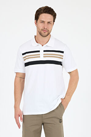 Erkek Polo Yaka Kısa Kollu T-Shirt – %95 Pamuk %5 Elastan – Esnek, Şık ve Rahat Erkek Tişört 0035