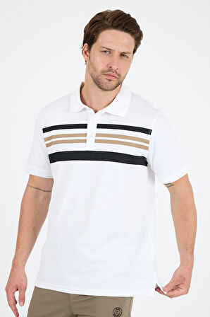 Erkek Polo Yaka Kısa Kollu T-Shirt – %95 Pamuk %5 Elastan – Esnek, Şık ve Rahat Erkek Tişört 0035