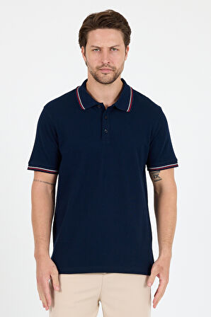 Erkek Polo Yaka Kısa Kollu T-Shirt – %95 Pamuk %5 Elastan – Esnek, Şık ve Rahat Erkek Tişört 0039
