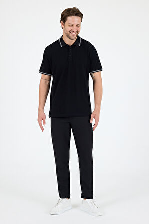 Erkek Polo Yaka Kısa Kollu T-Shirt – %95 Pamuk %5 Elastan – Esnek, Şık ve Rahat Erkek Tişört 0039