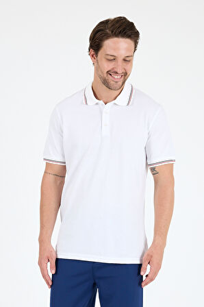 Erkek Polo Yaka Kısa Kollu T-Shirt – %95 Pamuk %5 Elastan – Esnek, Şık ve Rahat Erkek Tişört 0039