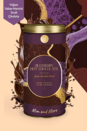 Yaban Mersinli Sıcak Çikolata Blueberry Hot Chocolate Tin 200 gr