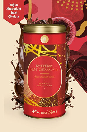 Ahududulu Sıcak Çikolata Raspberry Hot Chocolate Tin 200 gr