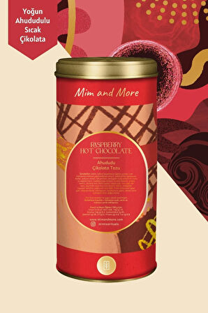 Ahududulu Sıcak Çikolata Raspberry Hot Chocolate Tin 200 gr