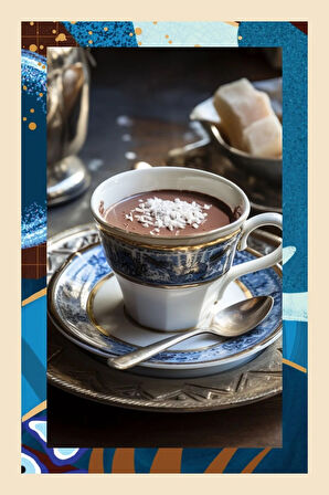 Damla Sakızlı Sıcak Çikolata Mastic Hot Chocolate Tin 200 gr