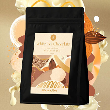 Mim and More Beyaz Sıcak Çikolata White Hot Chocolate 200 Gr