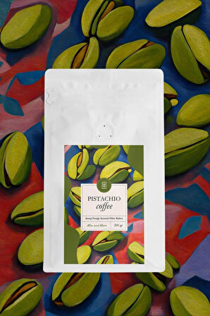 Pistachio Coffee Antep Fıstığı Aromalı Kahve Çekirdek Kahve 200 Gr