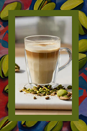 Pistachio Coffee Antep Fıstığı Aromalı Kahve Çekirdek Kahve 200 Gr