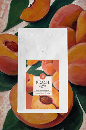 Peach Coffee Şeftali Aromalı Kahve Filtre Kahve 200 Gr
