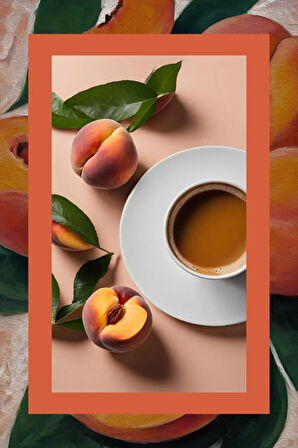 Peach Coffee Şeftali Aromalı Kahve Filtre Kahve 200 Gr