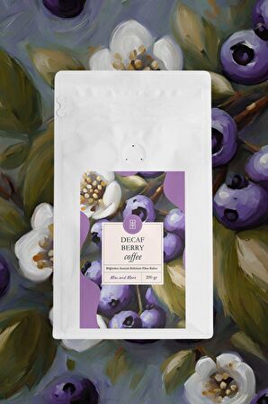 Decaf Berry Coffee Kafeinsiz Böğürtlen Aromalı Çekirdek Kahve 200 gr