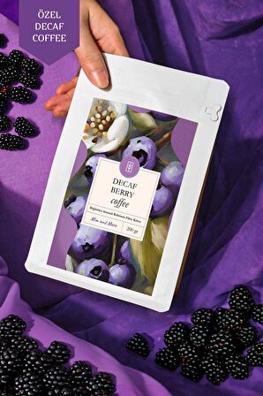 Decaf Berry Coffee Kafeinsiz Böğürtlen Aromalı Filtre Kahve 200 gr