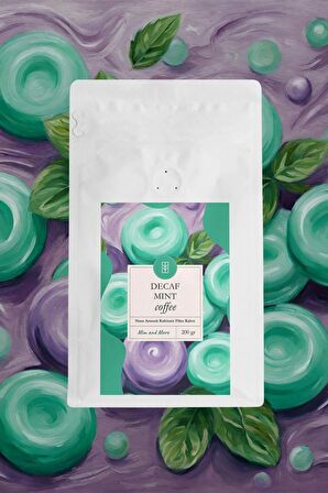 Decaf Mint Coffee Kafeinsiz Nane Aromalı Filtre Kahve 200 Gr