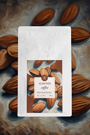 Almond Coffee Badem Aromalı Kahve Çekirdek Kahve 200 Gr