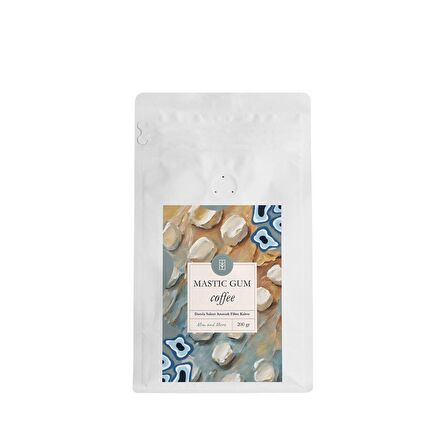 Mim and More Mastic Gum Coffee Damla Sakızı Aromalı Kahve Çekirdek Kahve 200 Gr