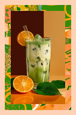 Orange Matcha Portakal Aromalı Matcha 25 Gr