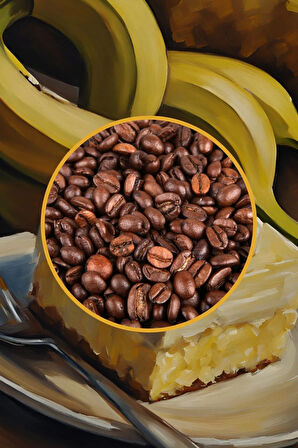 Banana Coffee - Muz Aromalı Kahve Çekirdek Kahve 200 Gr