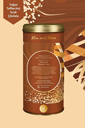 Toffee Nut Sıcak Çikolata Toffee Nut Hot Chocolate Tin 200 gr