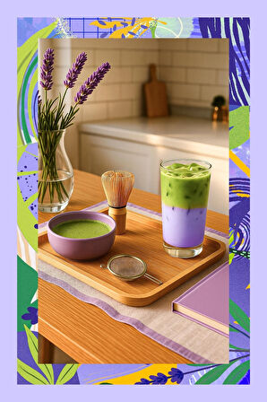 Lavender Matcha - Lavanta Aromalı Matcha, 25 Gr