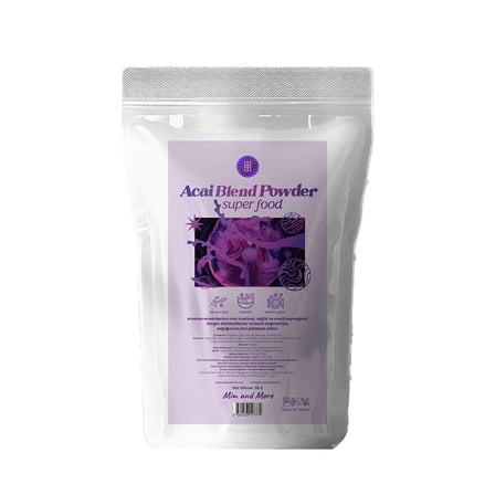 Doğal Acai Tozu - Superfood Acai Blend Powder, 50 gr