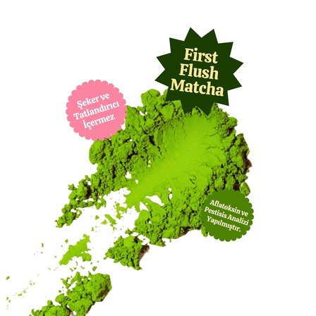 Strawberry Matcha Powder - Çilek Aromalı Matcha Tozu Doypack, 25 gr