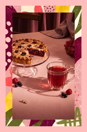 Berry Pie Tea – Orman Meyveleri Aromalı Hibiskus Çayı Doypack 100 g