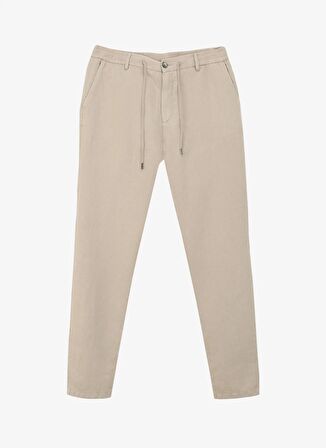 Gmg Fırenze Lastikli Bel Dar Paça Regular Fit Vizon Erkek Pantolon GU24MSS01013
