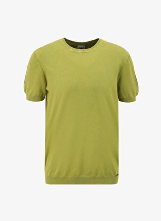 Gmg Fırenze Bisiklet Yaka Slim Fit Yağ Erkek Kazak GU24MSS04001