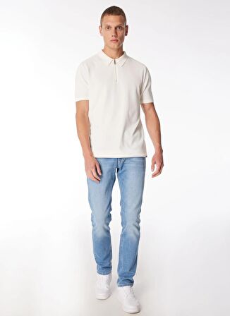 Gmg Fırenze Polo Yaka Regular Fit Ekru Erkek Kazak GU24MSS04003