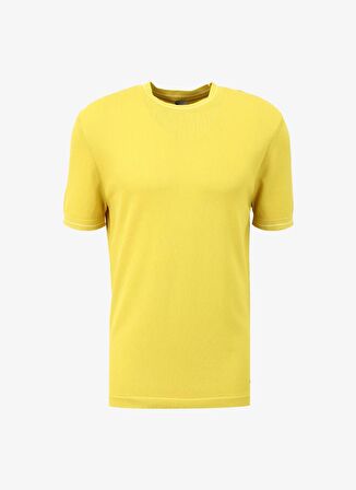 Gmg Fırenze Bisiklet Yaka Regular Fit Sarı Erkek Kazak GU24MSS04004