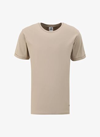 Gmg Fırenze Bisiklet Yaka Vizon Erkek T-Shirt GU24MSS03021