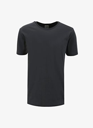 Gmg Fırenze Bisiklet Yaka Siyah Erkek T-Shirt GU24MSS03021