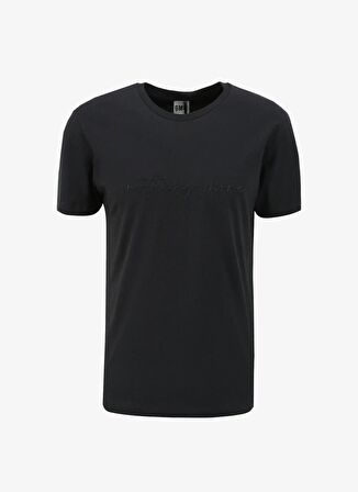 Gmg Fırenze Bisiklet Yaka Siyah Erkek T-Shirt GU24MSS03022
