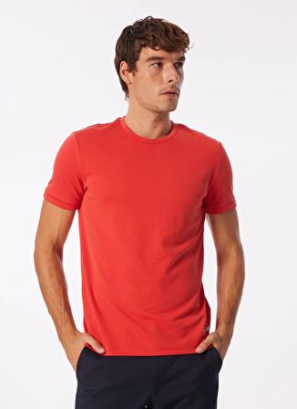 Gmg Fırenze Bisiklet Yaka Nar Çiçeği Erkek T-Shirt GU24MSS03020