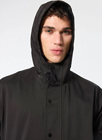 Gmg Fırenze Siyah Erkek Pardösü GU24MFW06201